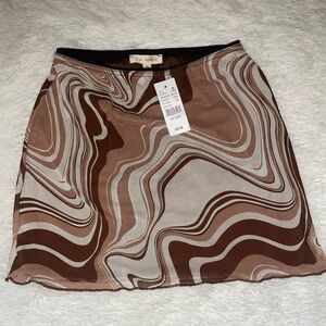 L.A Hearts Colorful Skirt NWT